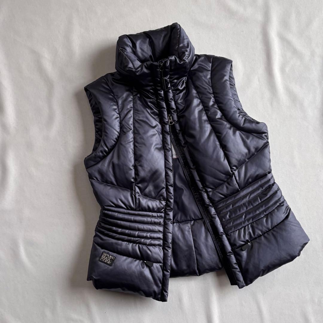 SPORTMAX CODE wzip down vest￼ NVY