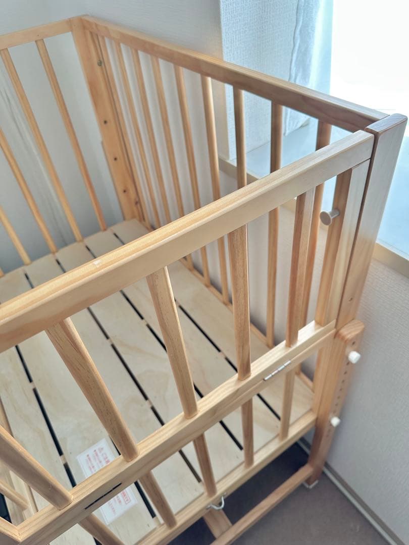 そいねーるミニ　ベビーベッド　ナチュラル