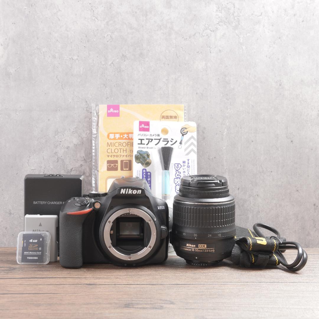 ✨美品一眼レフ✨Wi-Fi搭載✨初心者にオススメ✨Nikon D3500　851