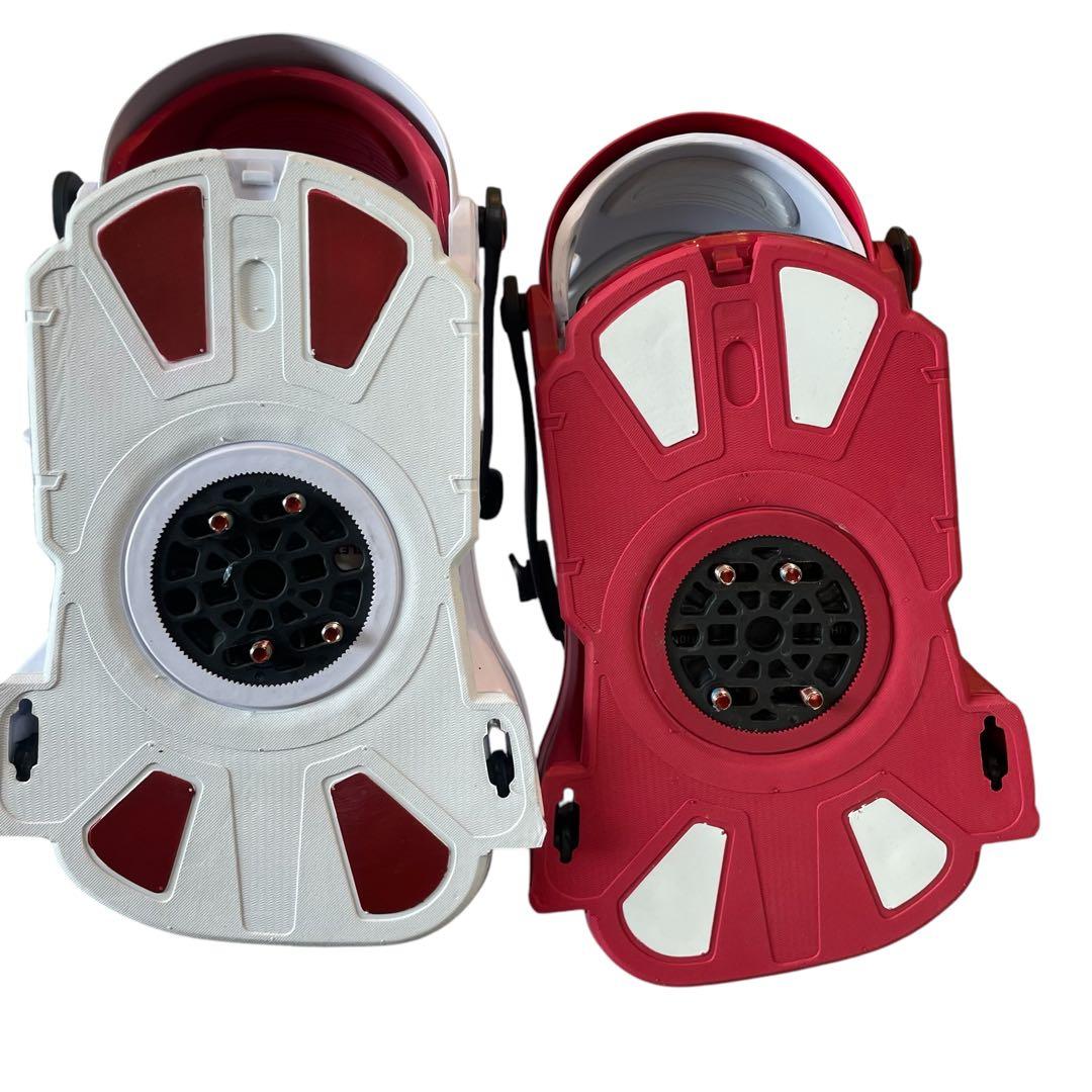 bentl メンズ　ビンディング 赤/白 Mサイズ　26-29cm