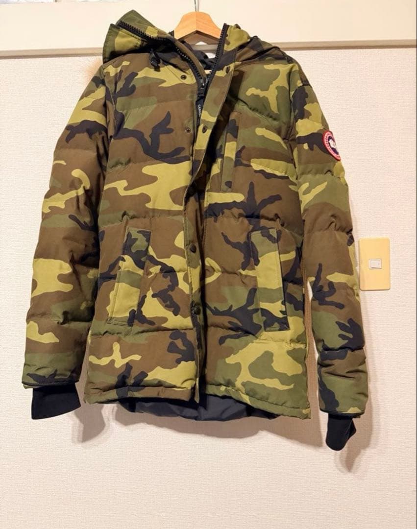 KK 【美品】カナダグース 迷彩ダウン CARSON PARKA