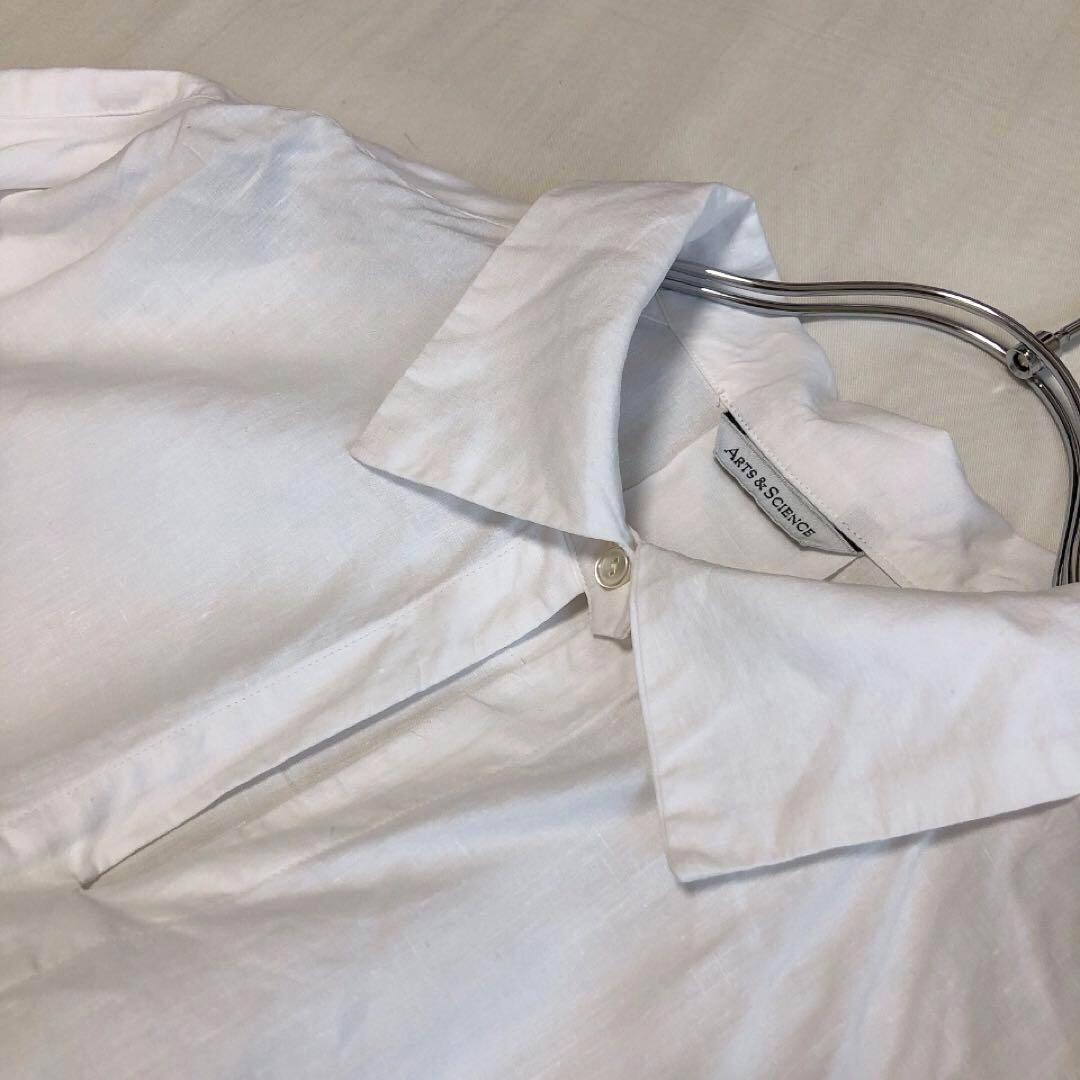 ARTS&SCIENCE★ブラウス★シャツ★ヘンプ100%★ホワイト★サイズ1