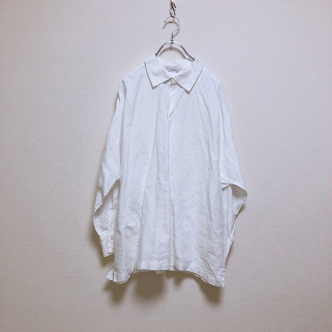ARTS&SCIENCE★ブラウス★シャツ★ヘンプ100%★ホワイト★サイズ1