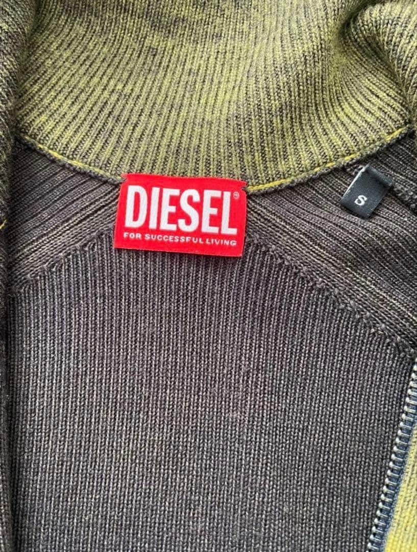 今週限定価格 DIESEL 23AW K-IRINI ウール ドライバーズニット