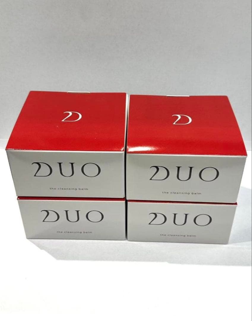 DUO赤箱　クレンジングバーム　90g4箱