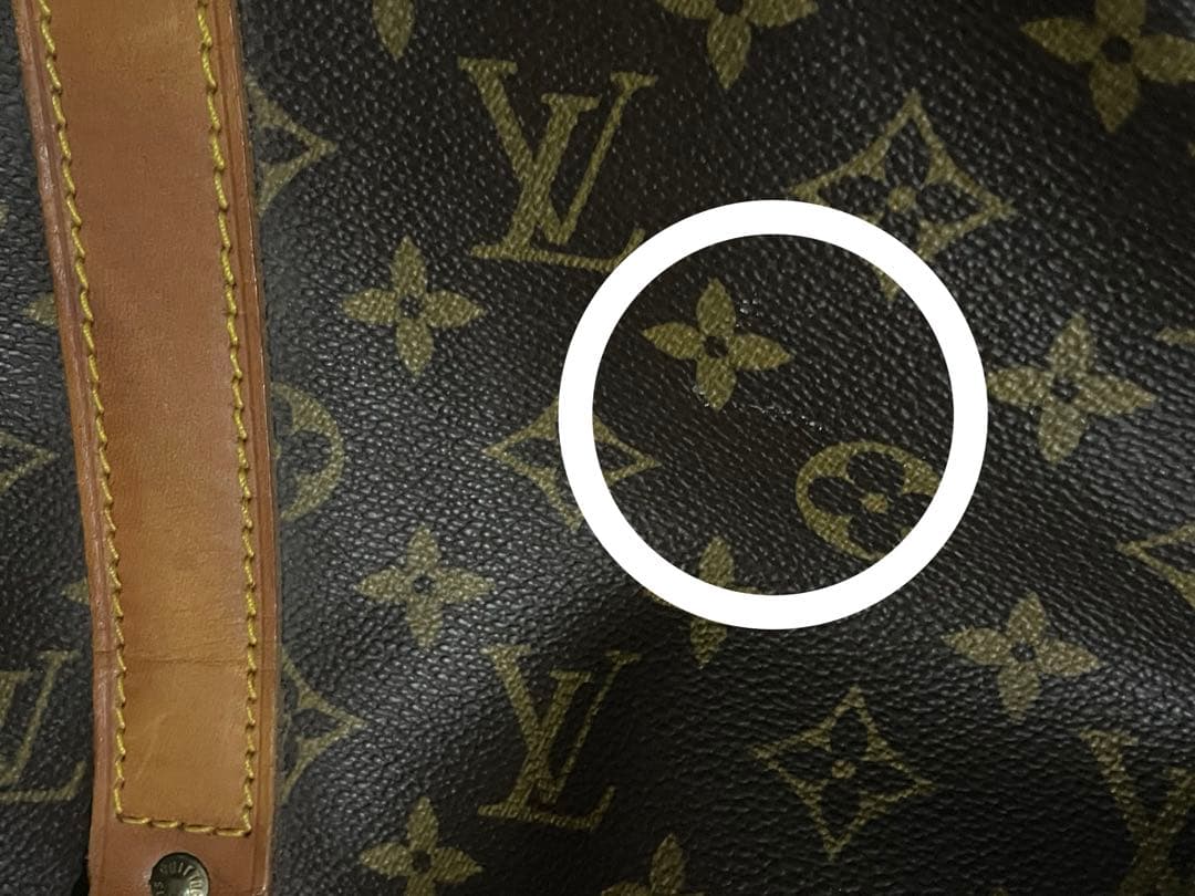 ルイ・ヴィトン キーポル バンドリエール 50 （ストラップ等付属品全て有り)