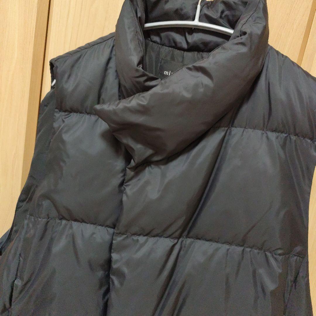 ミズイロインド ダウンベスト ブラック