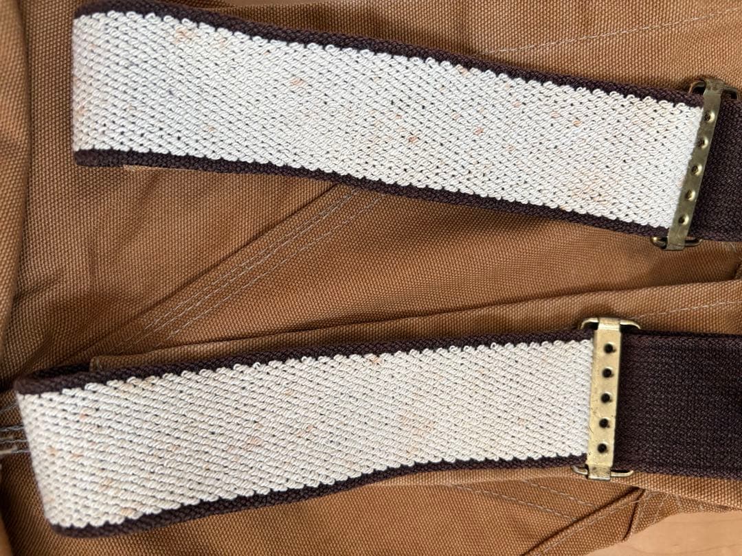 Carhartt ベージュ オーバーオール