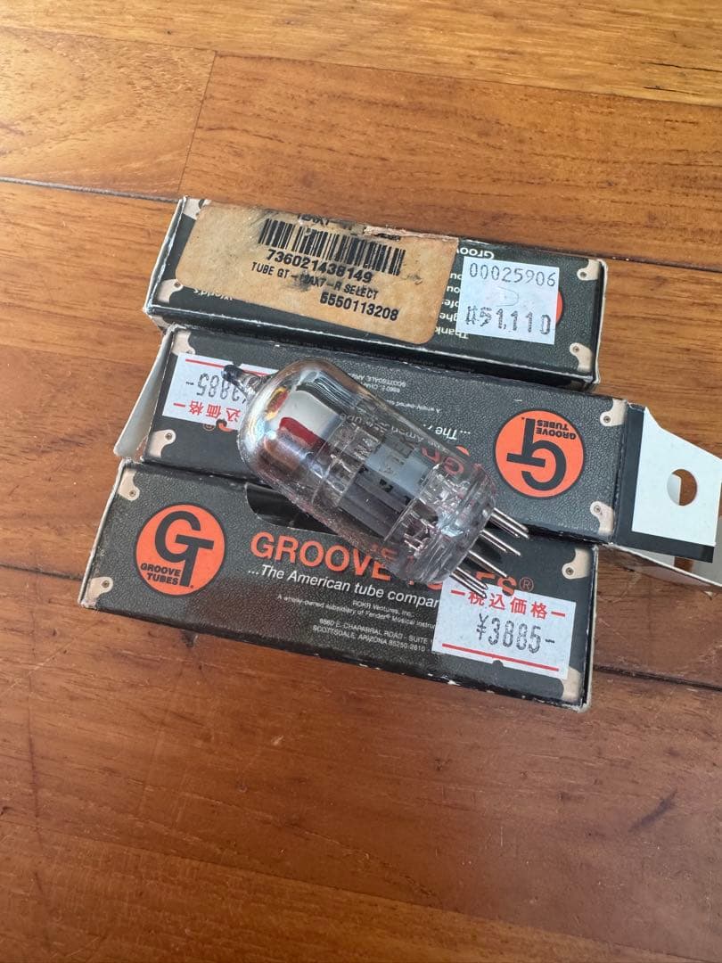 真空管３本セット　GROOVE TUBES　ECC83 Sセレクト