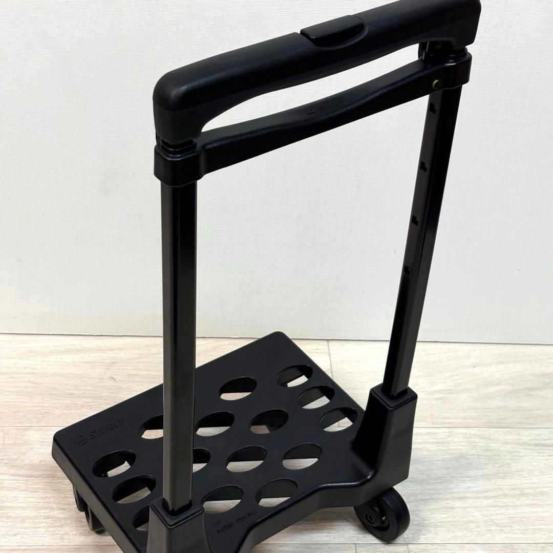 スワニー トートキャリー クロコダイル風型押し 4輪　旅行カバン　旅行バッグ