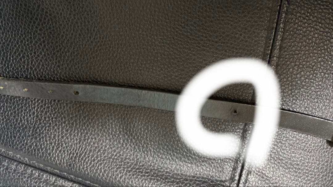 veronique branquinho レザーロングベルト　2連