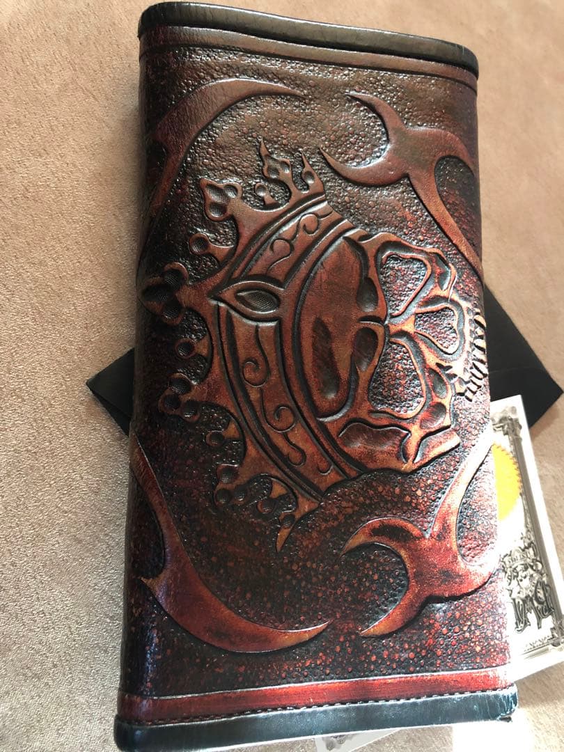 bwlビルウォールレザーウォレット長財布シルク