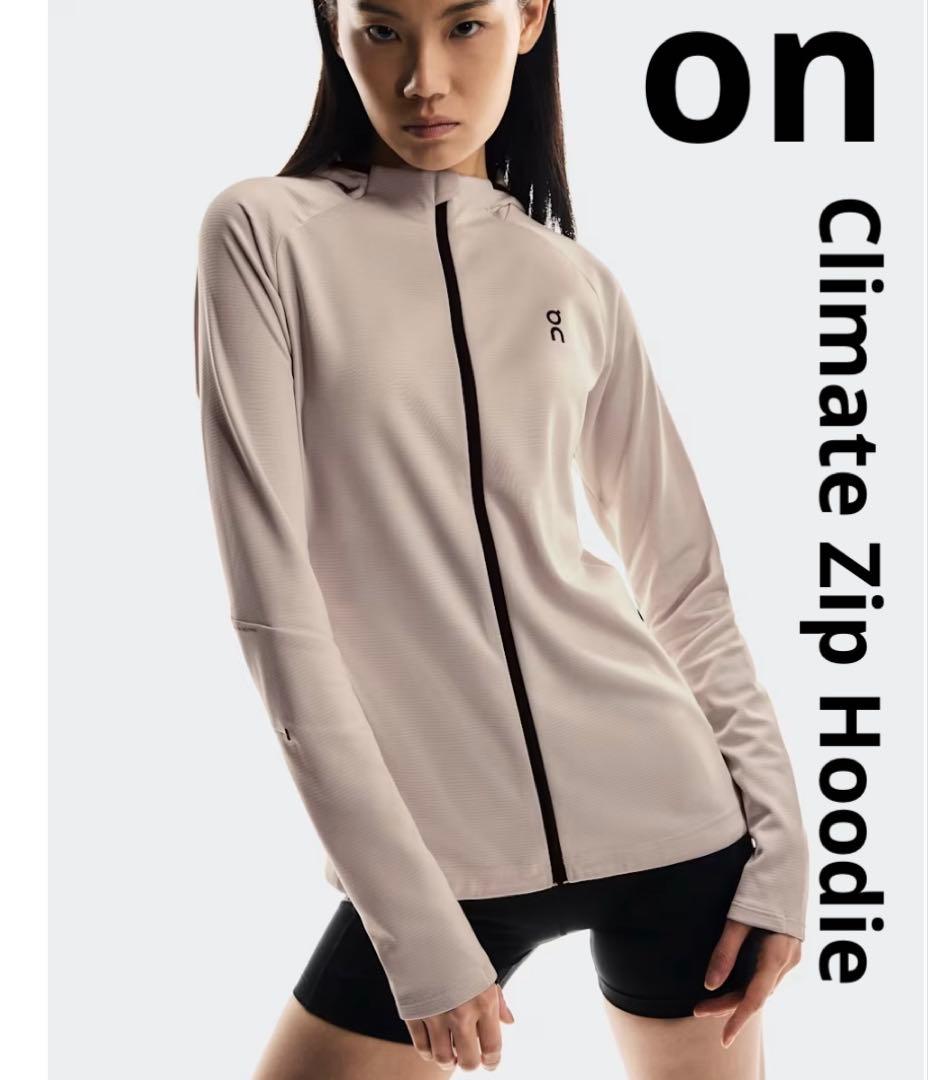 on Climate Zip Hoodie オン　クライメイトフーディブラック
