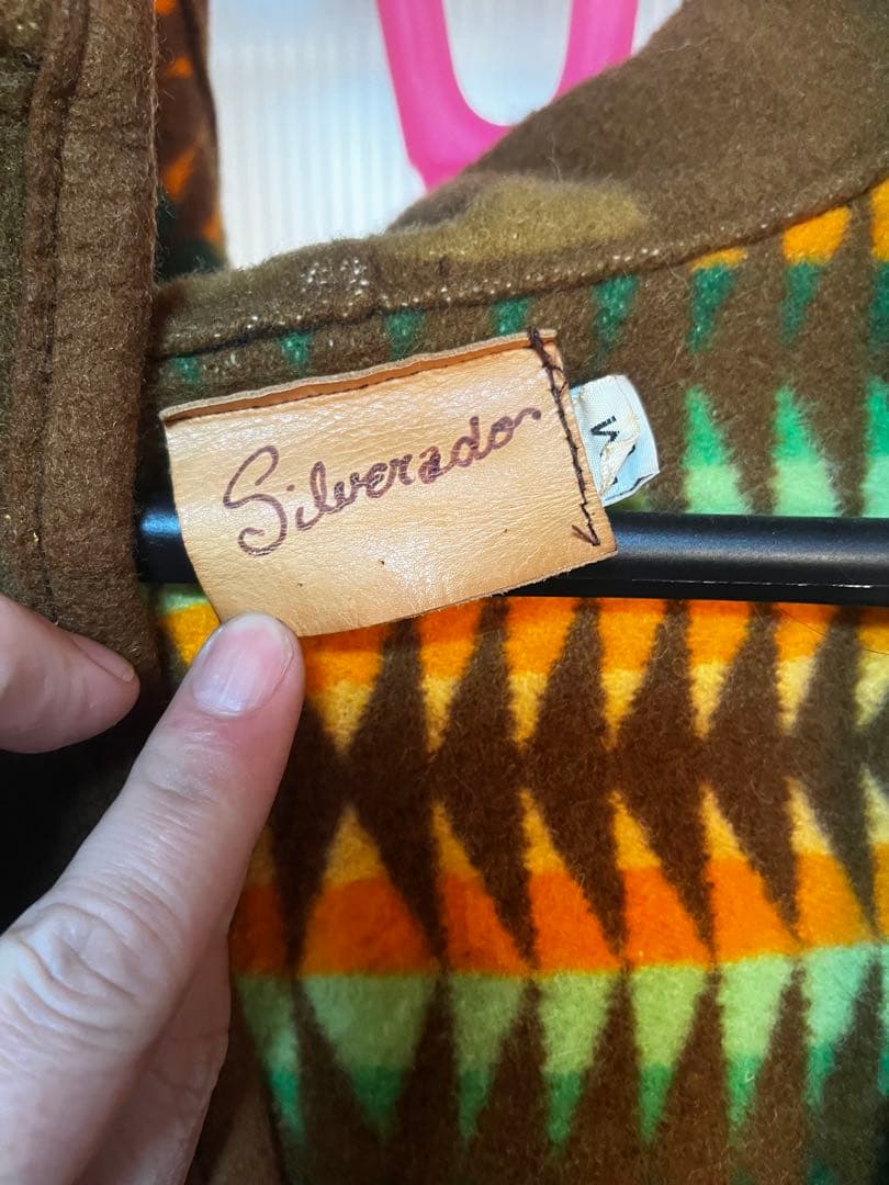 USA製 Silverado ネイティブ柄 ブランケットジャケット M 希少