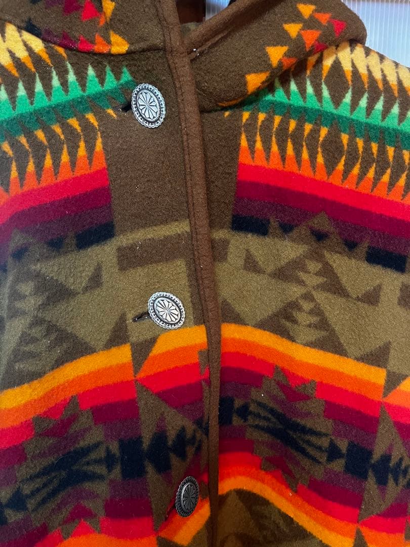 USA製 Silverado ネイティブ柄 ブランケットジャケット M 希少