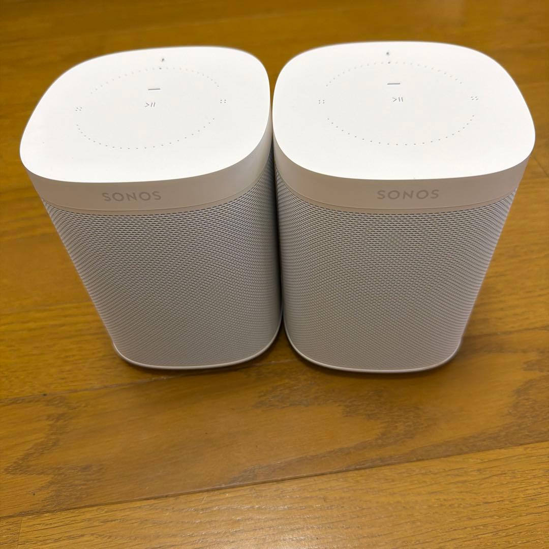 SONOS One Gen2ワイヤレススピーカー ホワイト 2台セット