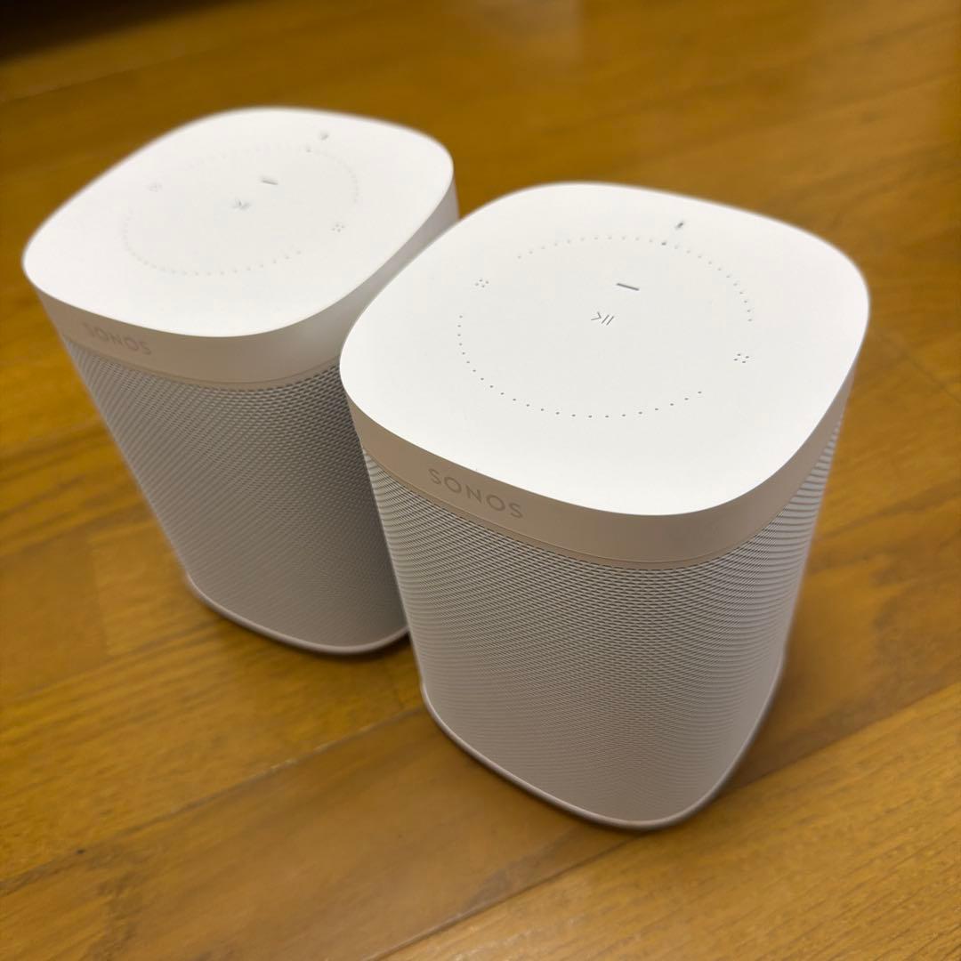 SONOS One Gen2ワイヤレススピーカー ホワイト 2台セット