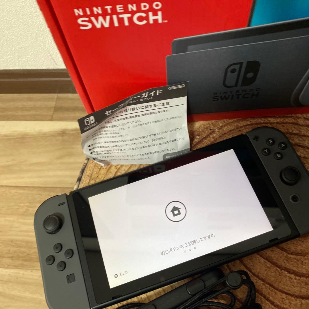 Nintendo Switch ニンテンドースイッチ本体　グレー ④