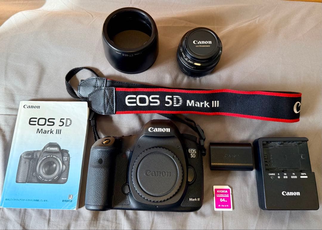 canon 5dmark3、キャノン　5D mark3 一眼レフ　おまけレンズ付
