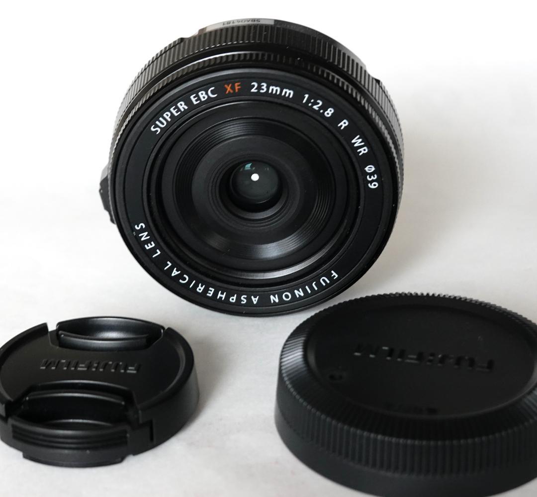 新品同様　FUJINON XF23ｍｍ F2.8 R WR 保護フィルター付き