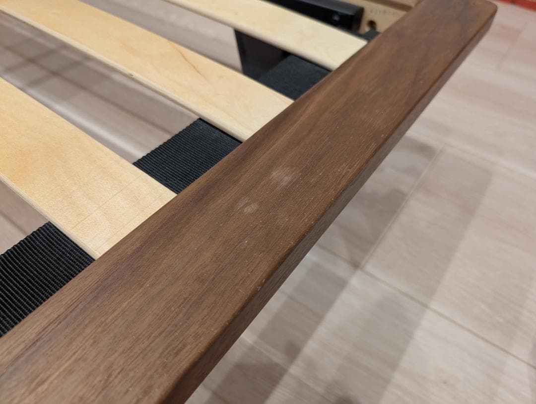 【無印良品】ダブルベッドフレーム+ヘッドボード+マットレス+ベッド下収納