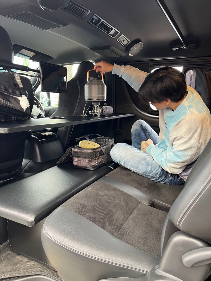 HTM☆さん　1月下旬以降分 ハイエース　折り畳み　セカンドテーブル　金具のみ