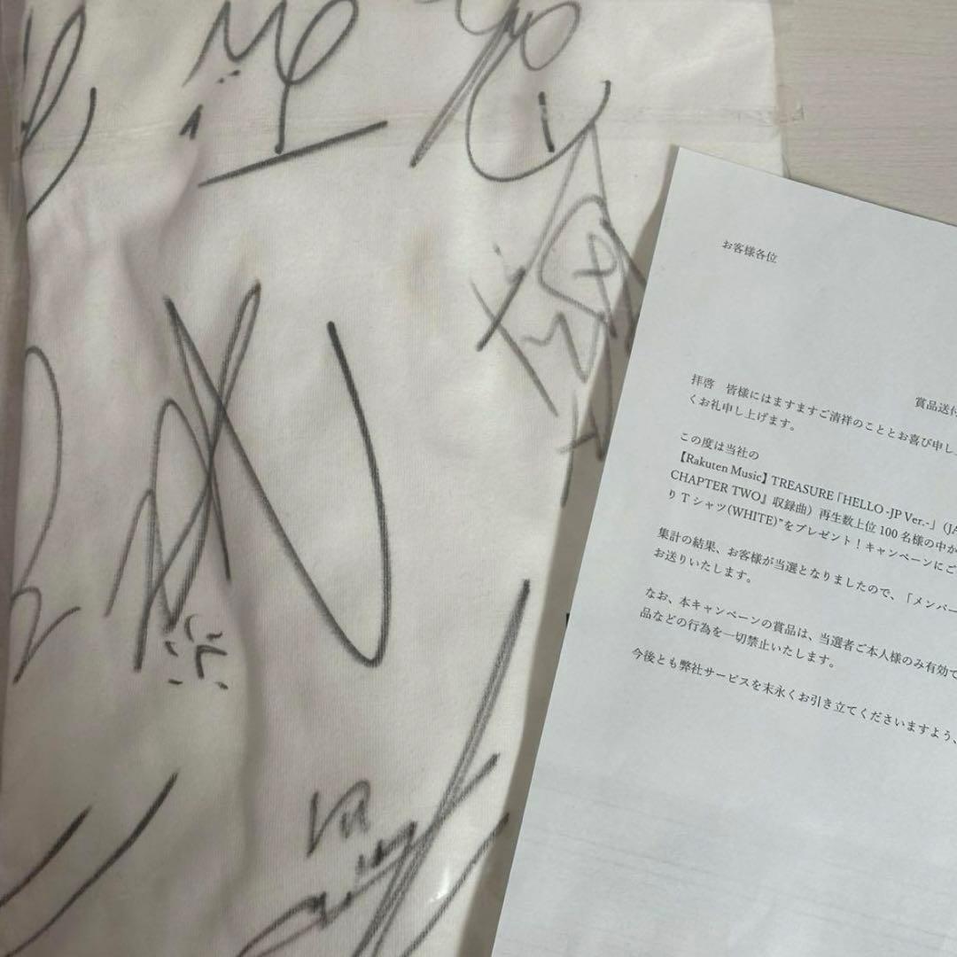 treasure サイン　Tシャツ