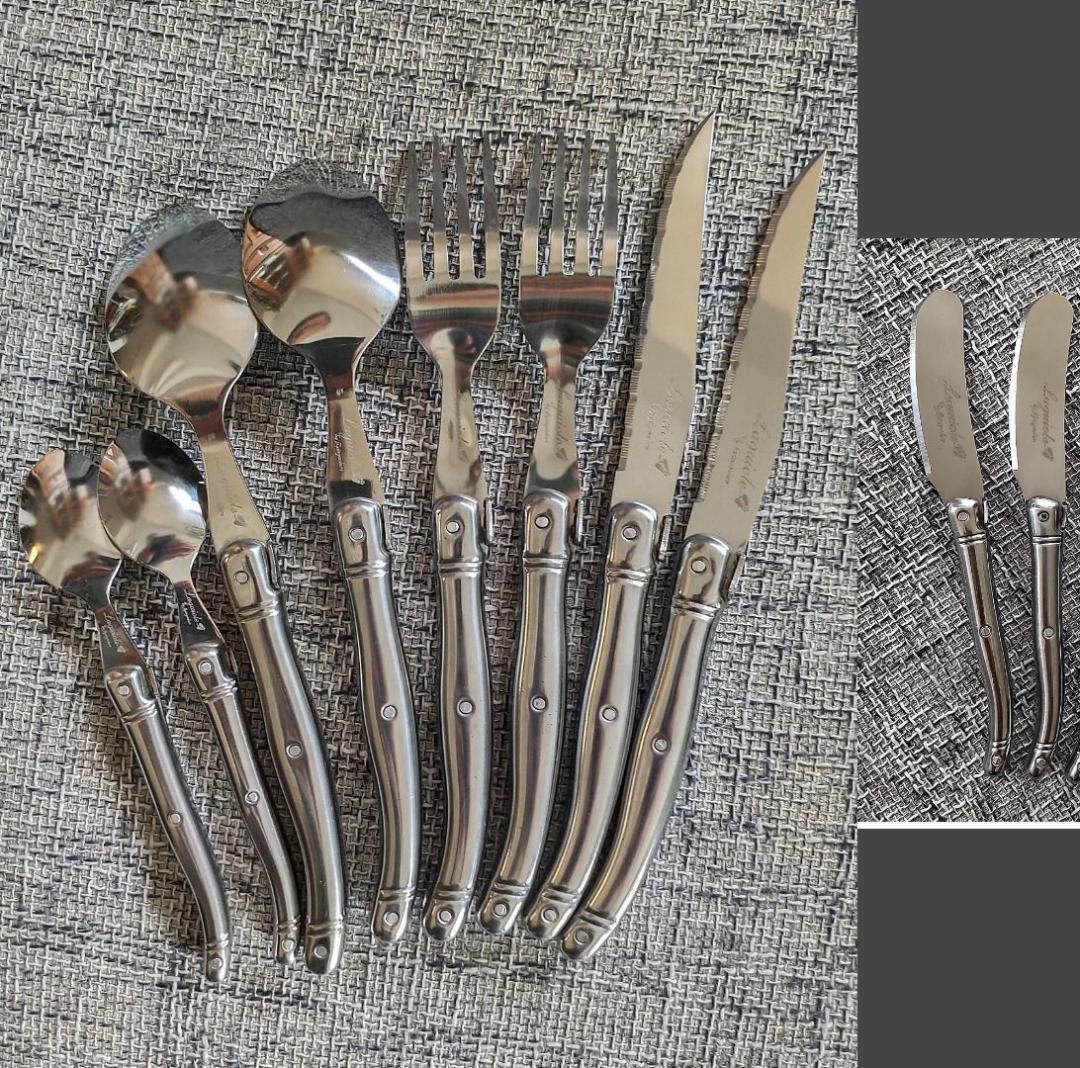 ★LAGUIOLE ラギオール ナイフ&フォーク&スプーンセット＆パレット★