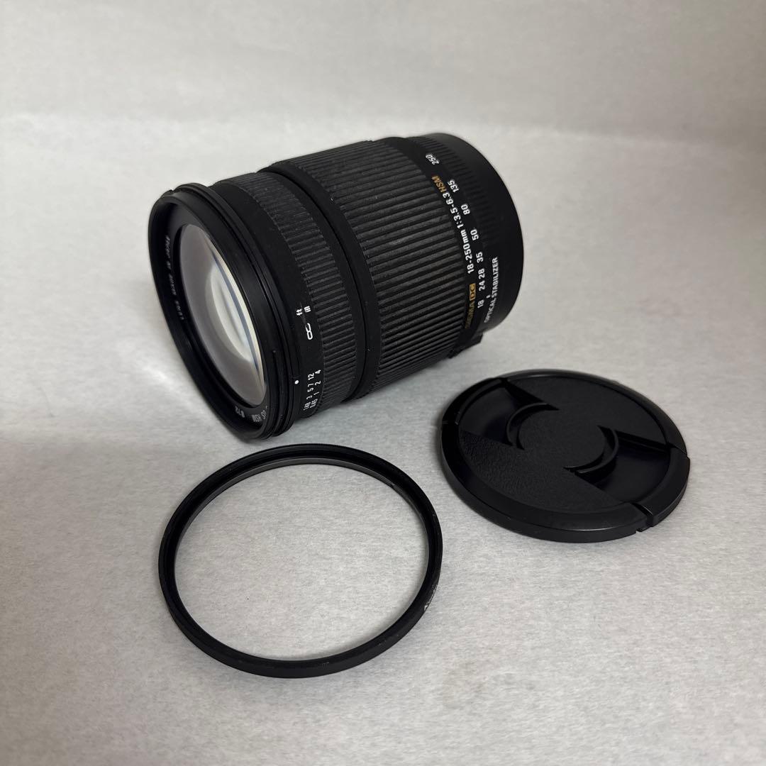 SIGMA★18-250 F3.5-6.3OS HSM★MCプロテクター付き