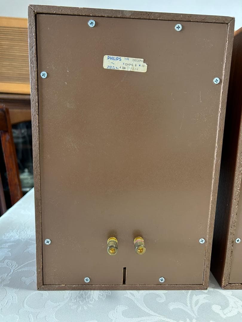 フィリップスPHILIPSオリジナル1970年代 スピーカー　ペア美品