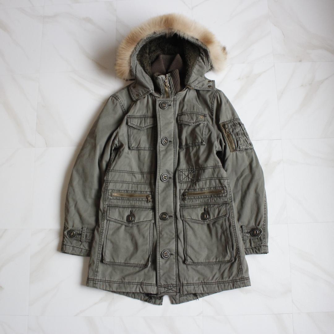 BURBERRY BLACK LABEL モッズ ミリタリーコート Mサイズ