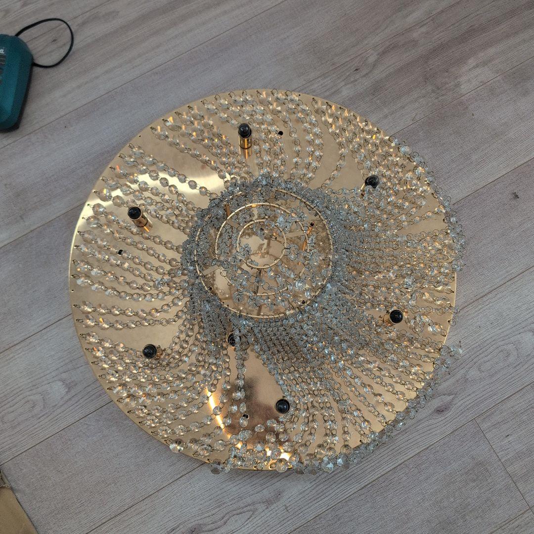 クリスタルシャンデリア ゴールド