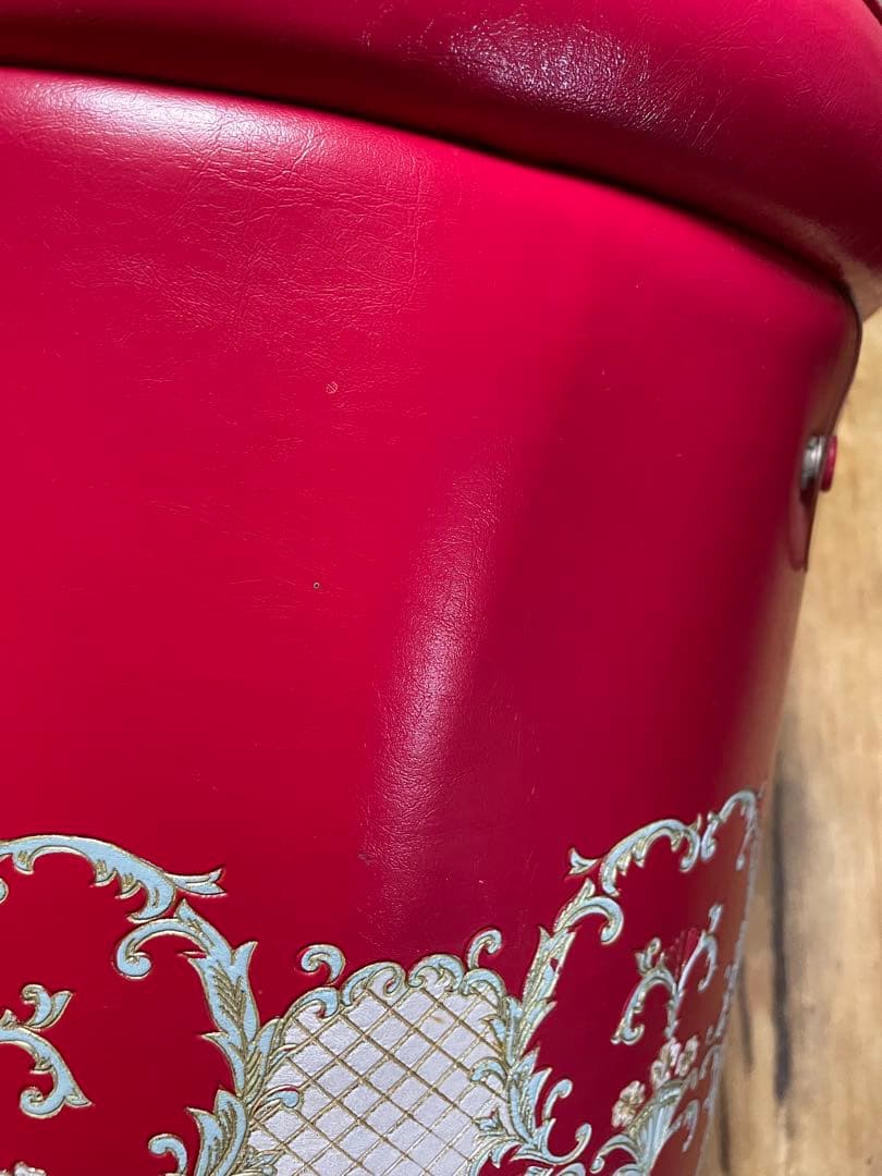 昭和レトロ ヴィンテージ ドレッサー 丸椅子 スツール