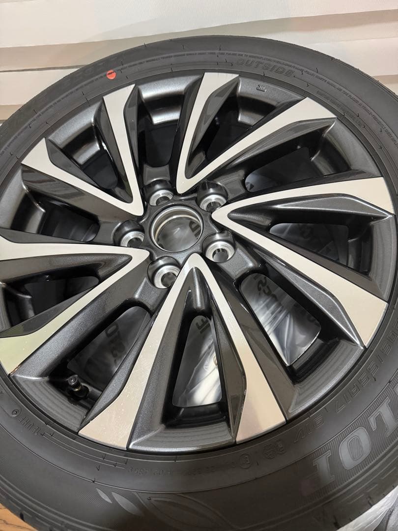 納車外しヴォクシー90 17インチ ホイールセット