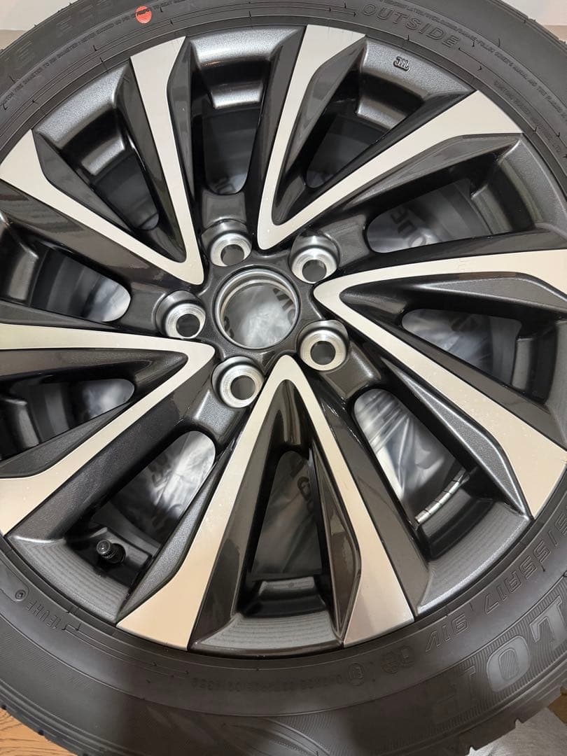 納車外しヴォクシー90 17インチ ホイールセット