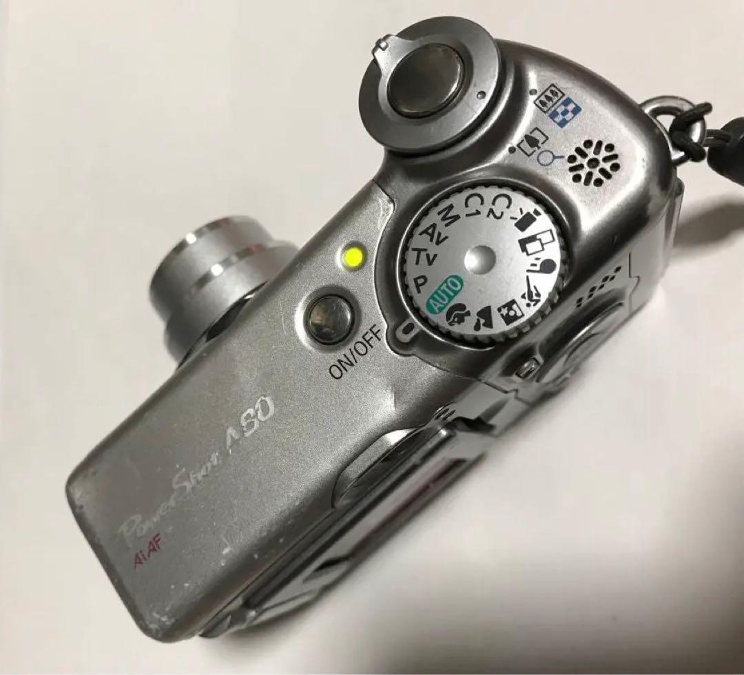 【完動品・電池付】Canon PowerShot A80 デジタルカメラ