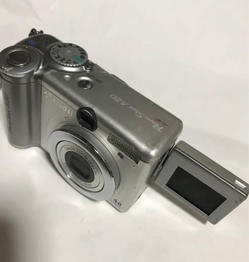 【完動品・電池付】Canon PowerShot A80 デジタルカメラ