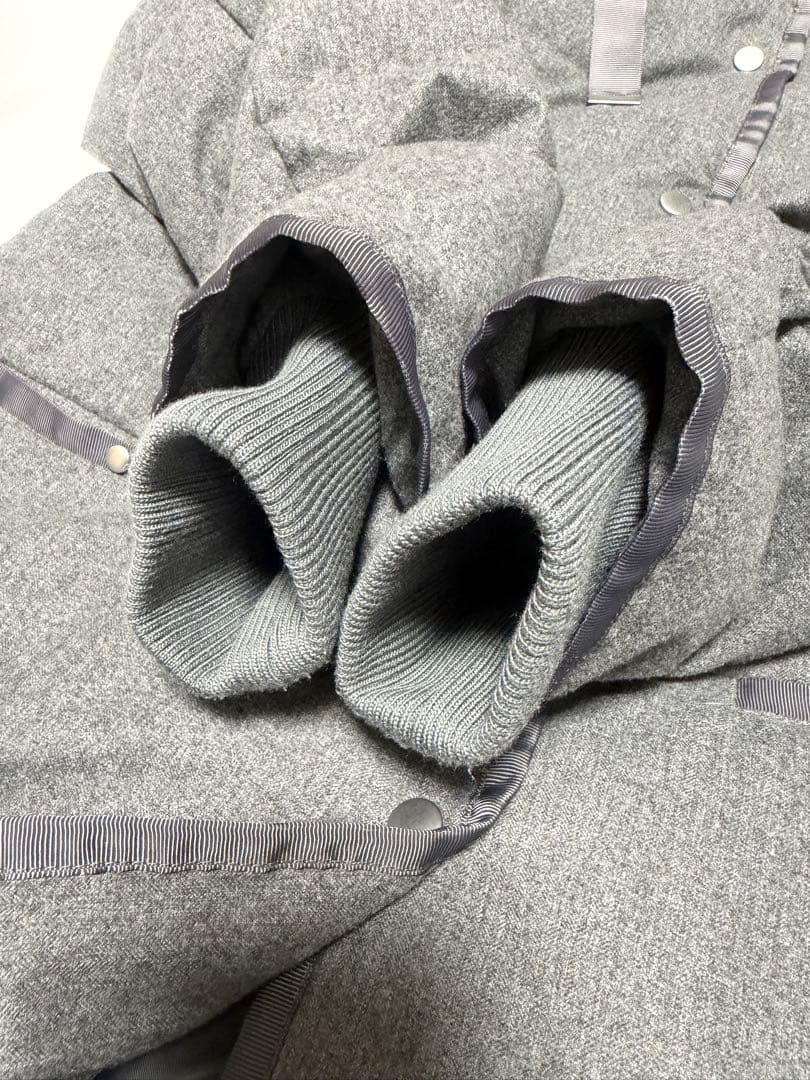 完売色✨ ドゥクラッセ グログラン使い フード付ダウンコート XL 大きいサイズ