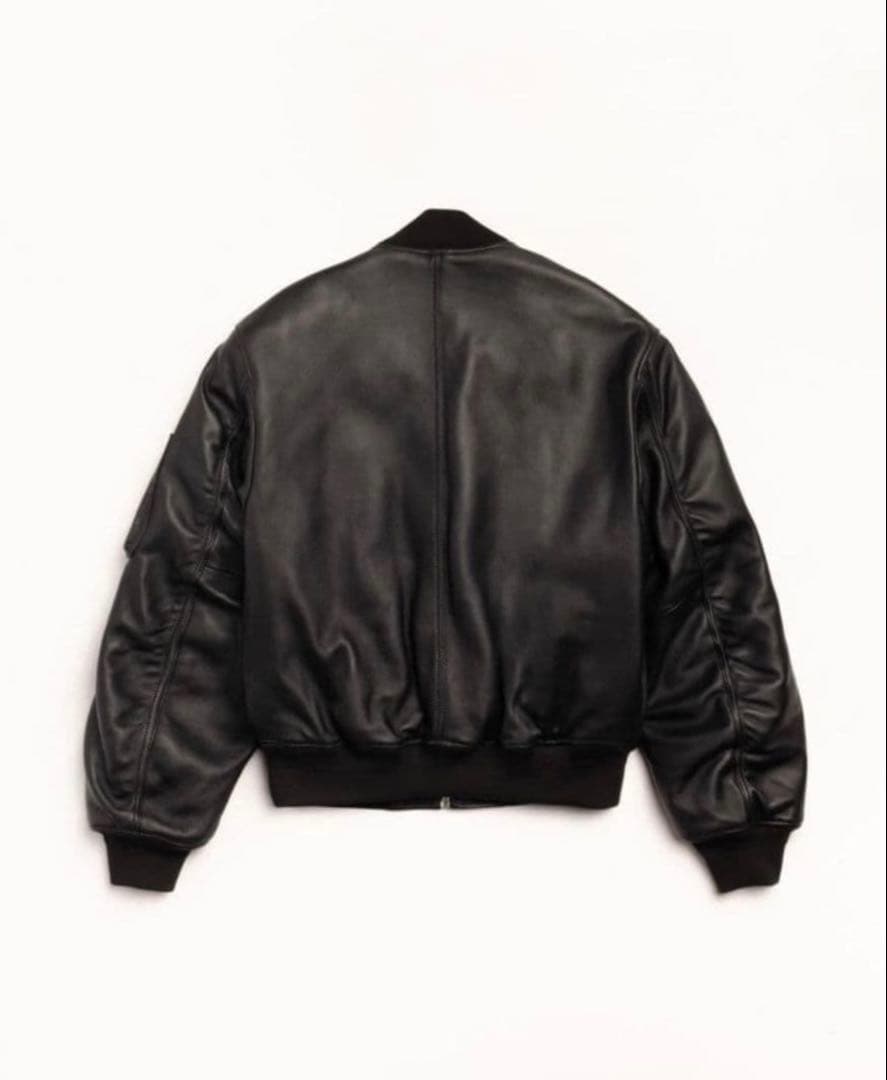 stussy leather built bomber jacket ジャケット