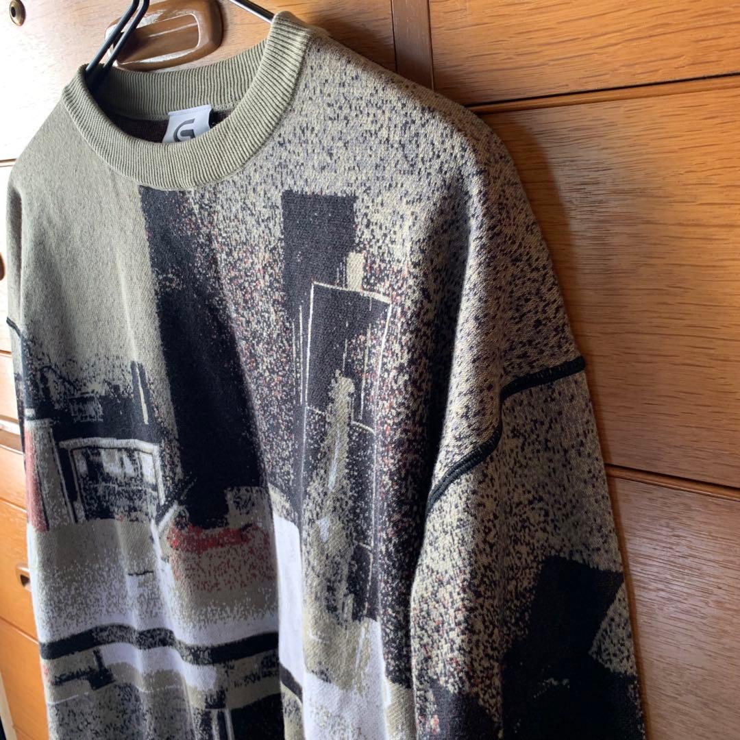 a GADID ANONIEM TISCH ハイケージセーター