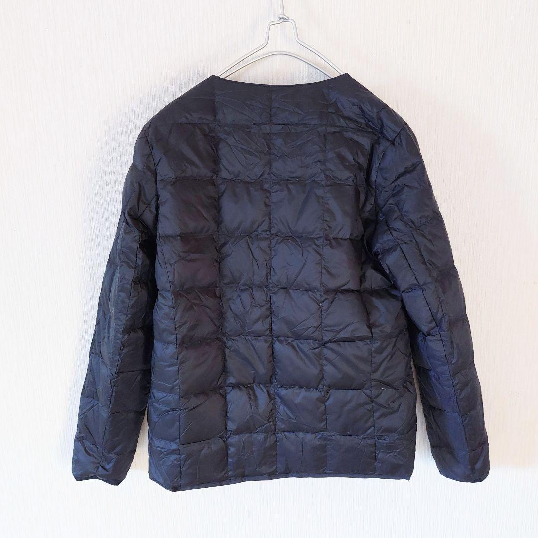 TAION&graniph　リバーシブルライトダウン欧風柄✕黒　ポーチ付き