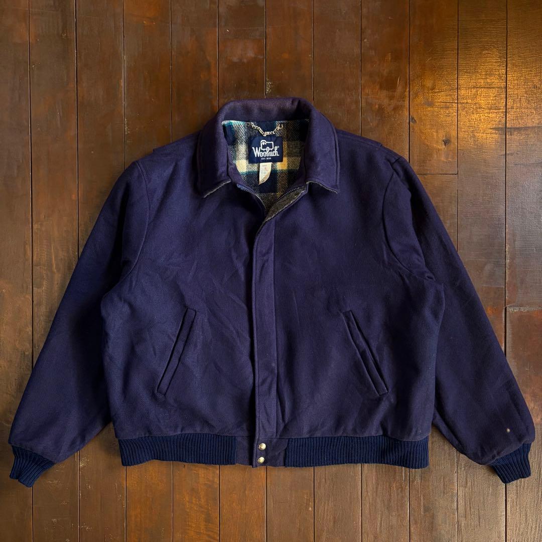 USA製！！【Woolrich ウールリッチ】ビンテージウールジャケット XL