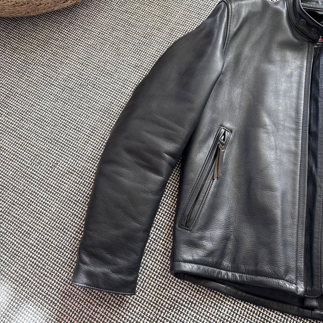 KUSHITANI レザージャケット M ブラック