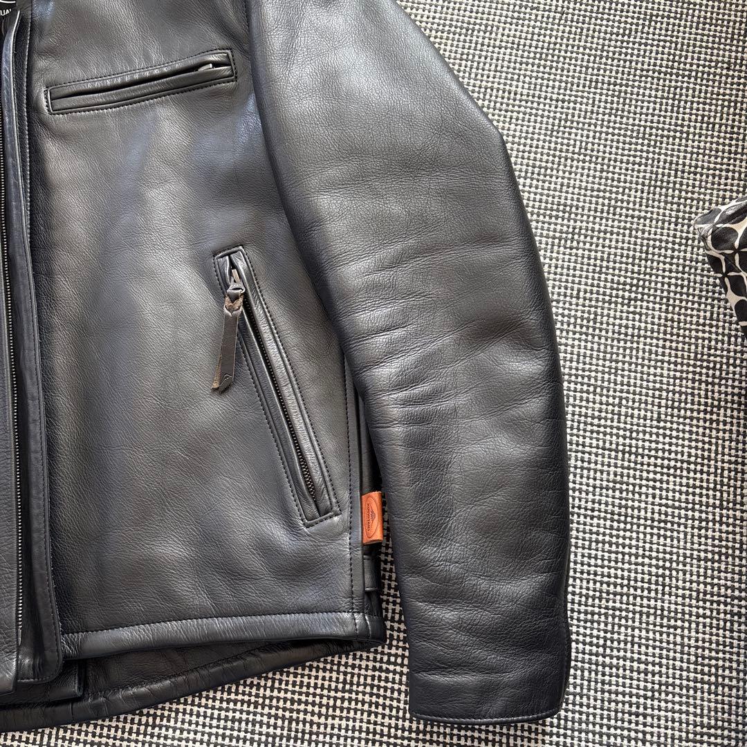 KUSHITANI レザージャケット M ブラック