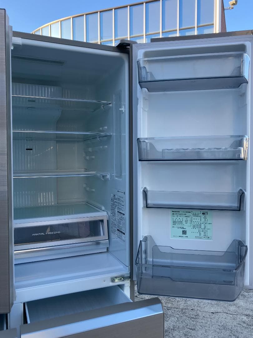 愛知岐阜/送料無料★パナソニック551L冷蔵庫　NR-F552XPV-N　17年