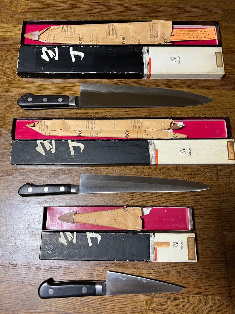 Misono ステンレスモリブデン鋼3本セット箱付き