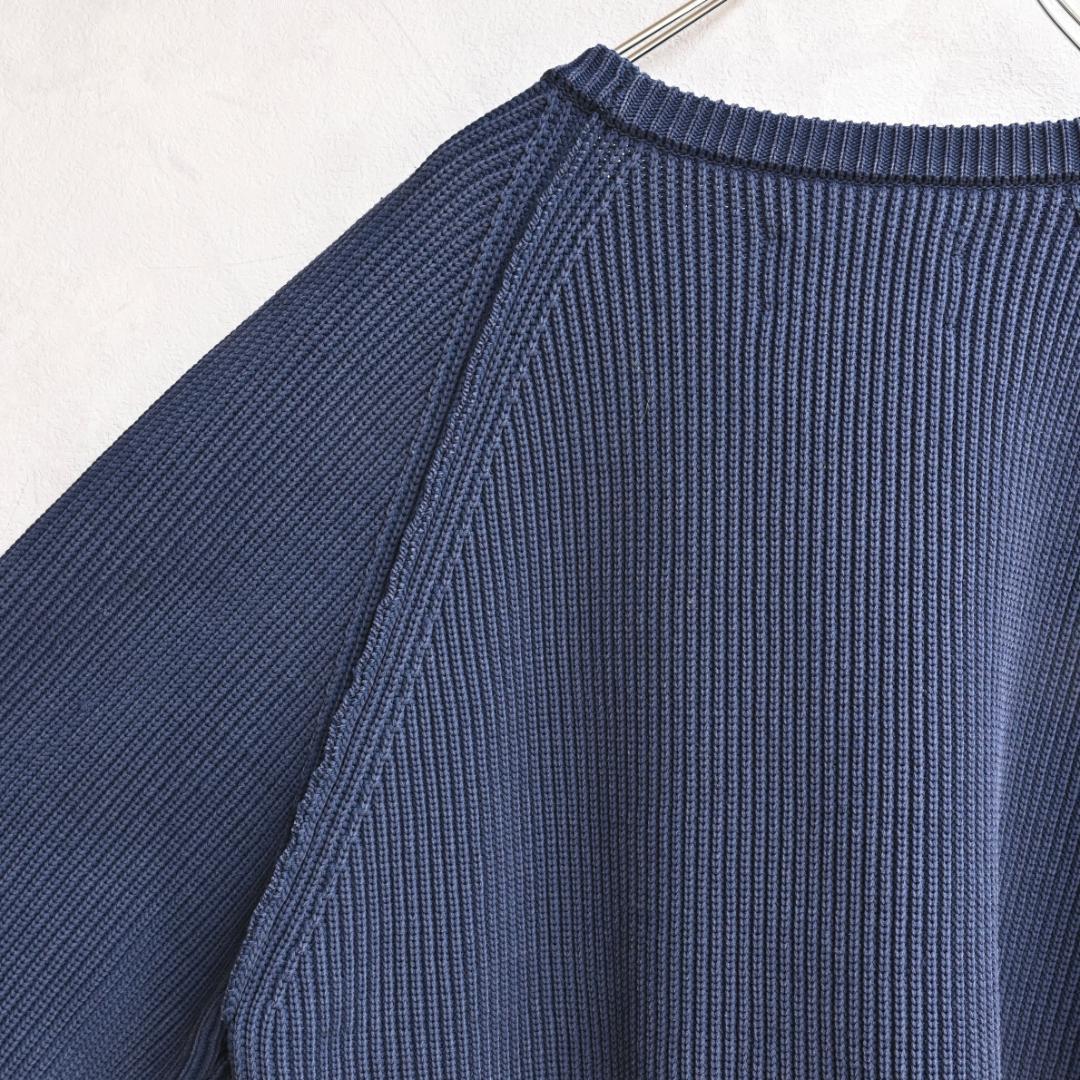 nanamica 5G Crew Neck Sweater 畦編み 春ニット