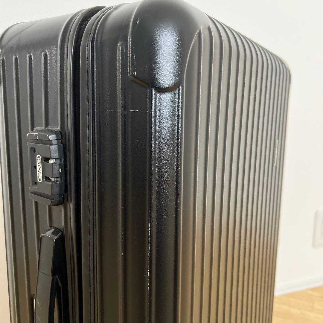 【希少】リモワ　旧サルサ　60L 2輪　キャリーケース　マットブラック