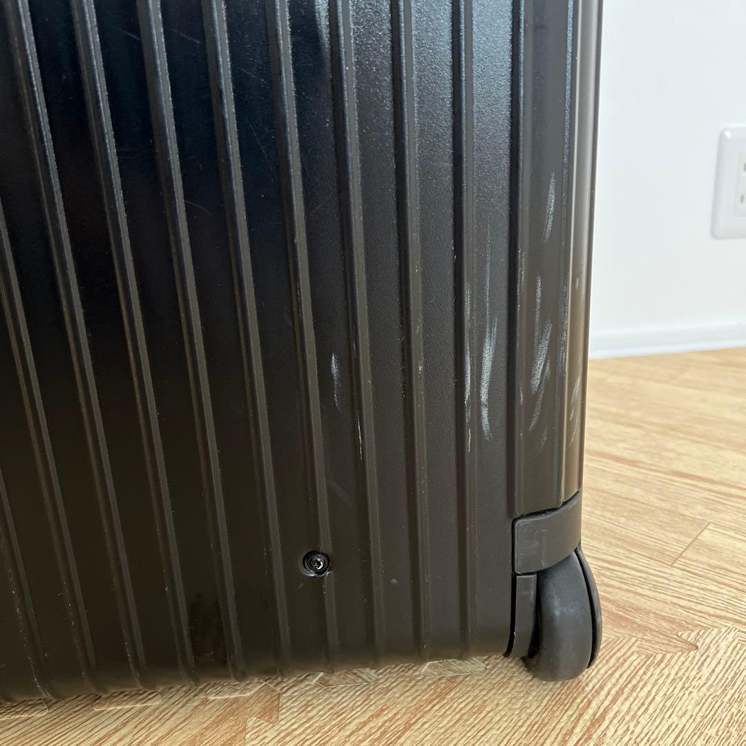 【希少】リモワ　旧サルサ　60L 2輪　キャリーケース　マットブラック