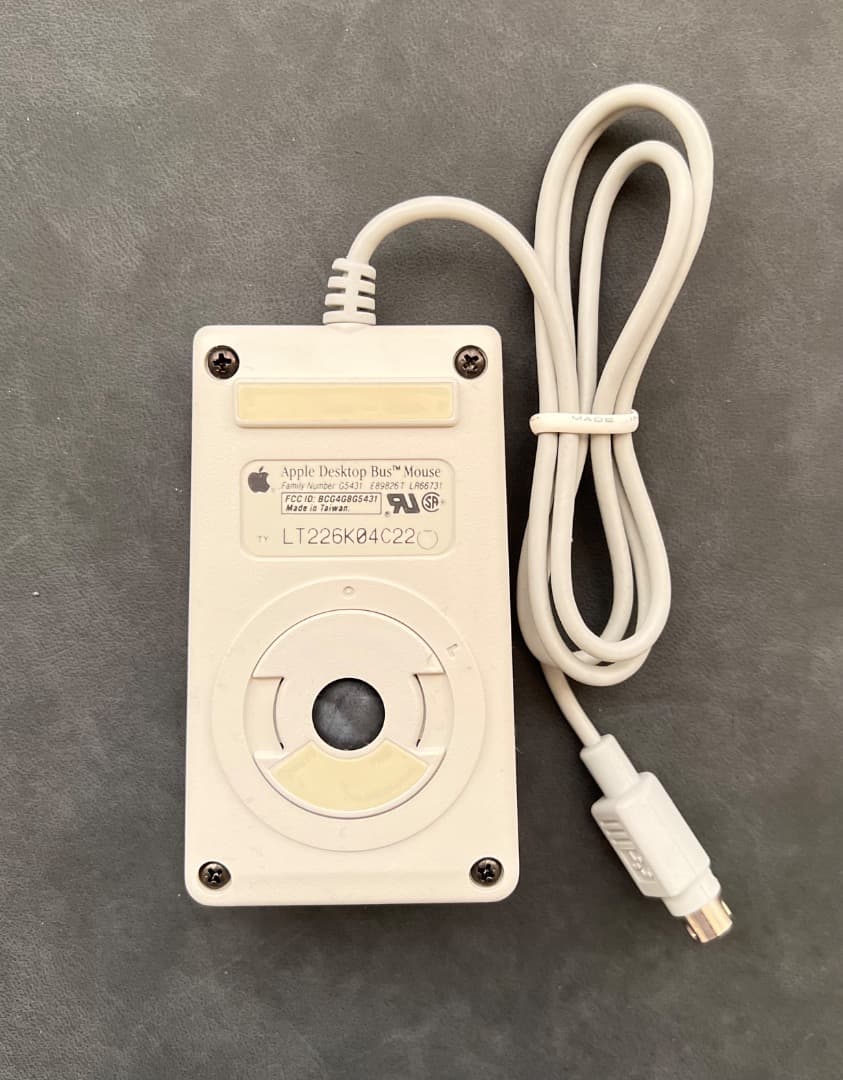 未使用 Apple Desktop Bus ADB Mouse I, II +α
